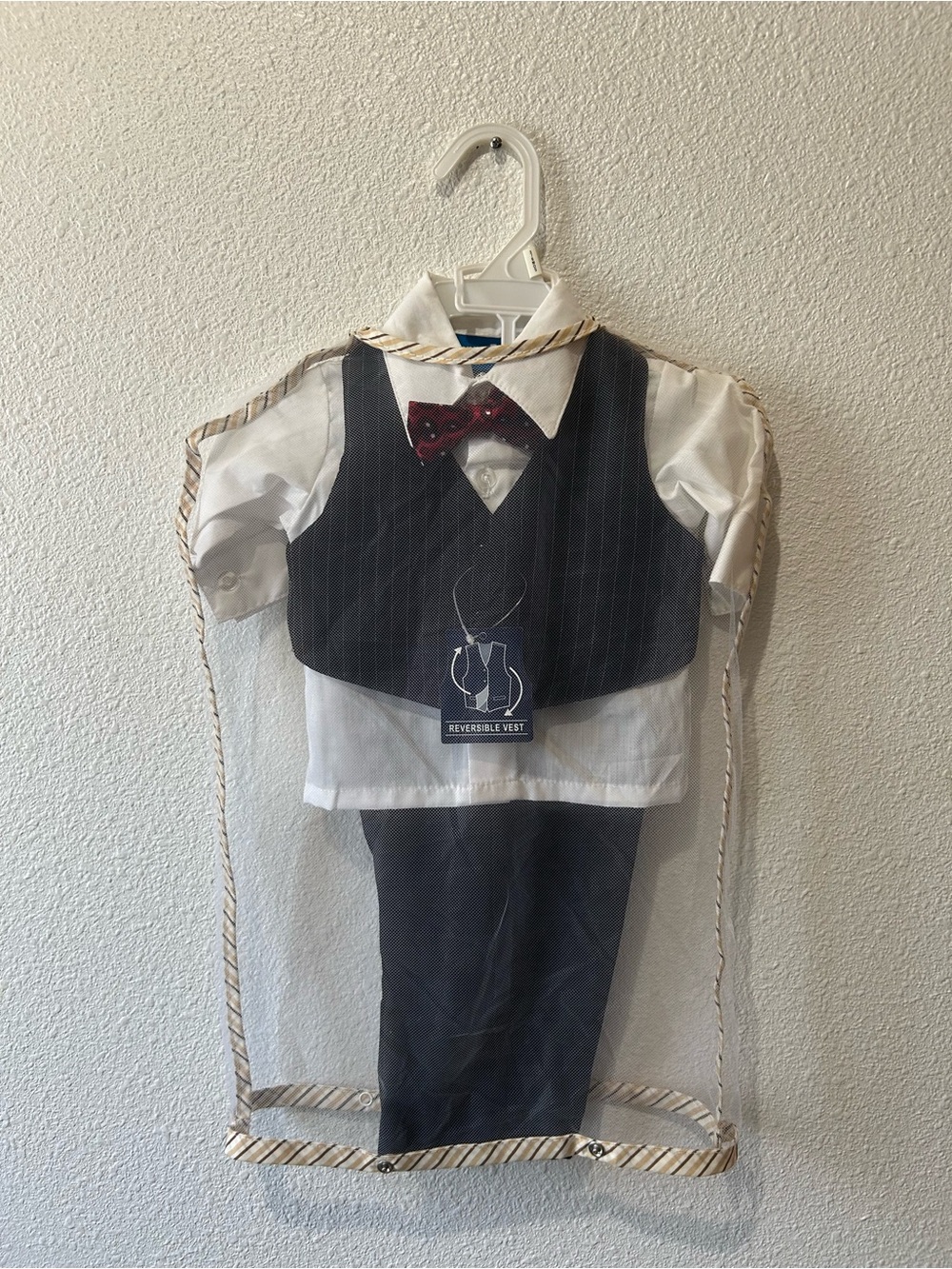 Vintage Baby Formal Tuxedo with Tie
